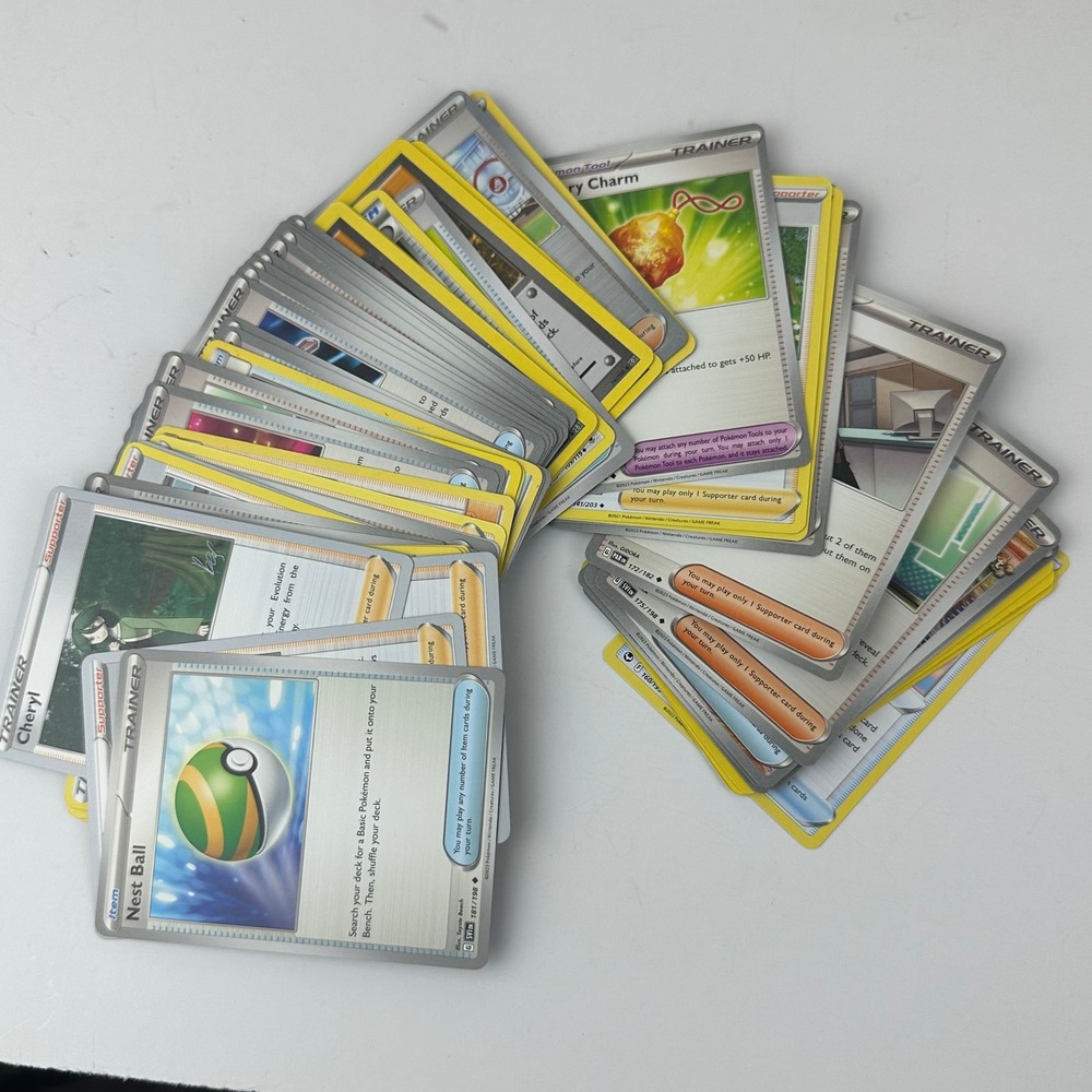 Pokemon TCG Trainer Card Lot Nest Ball Ultra Ball Scarlet Violet Sword Shield 69